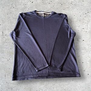 Orvis Long Sleeve Navy Crewneck Shirt – Size L